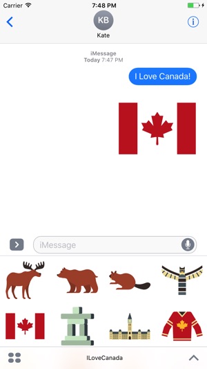 ILoveCanada Stickers - Canada Emojis