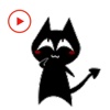 Black Cat - Animated Stickers