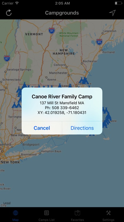 Massachusetts – Campgrounds & RV Parks