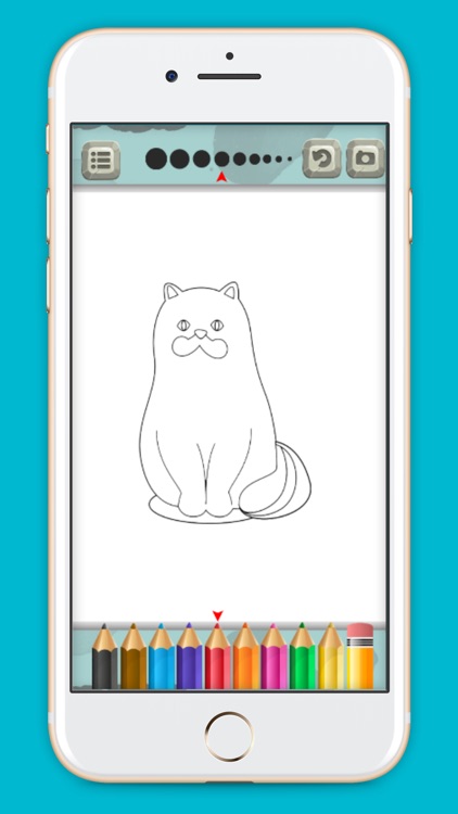 Cat coloring pages 2 screenshot-4