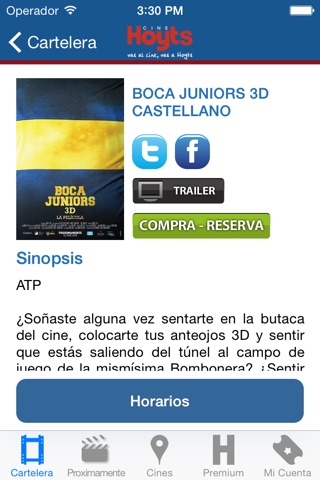 Cinemark Hoyts Argentina screenshot 2