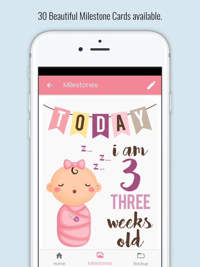 Baby Milestone Cards