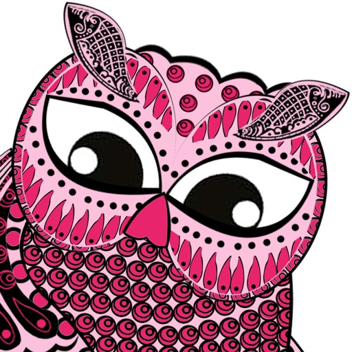 Owl Coloring Book Games: Color Therapy for Adults Icon