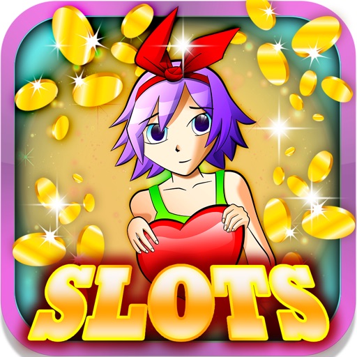 Anime Slot Machine: Lay the luckiest fictive bet iOS App