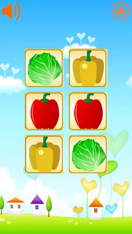 Game screenshot Matching game fruits and vegetables for Kids mod apk