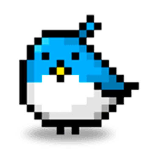 8 bit Bird Stickers