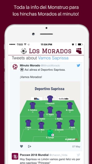 Los Morados - Futbol del Saprissa de Costa Rica(圖2)-速報App