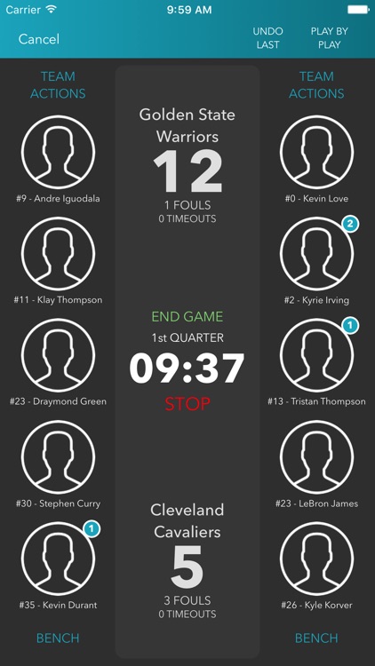 inGameStats Hoops