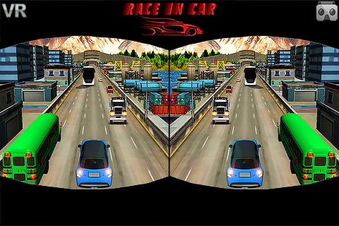 VR Race in Car : A Virtual Reality Racing Sim screenshot 2