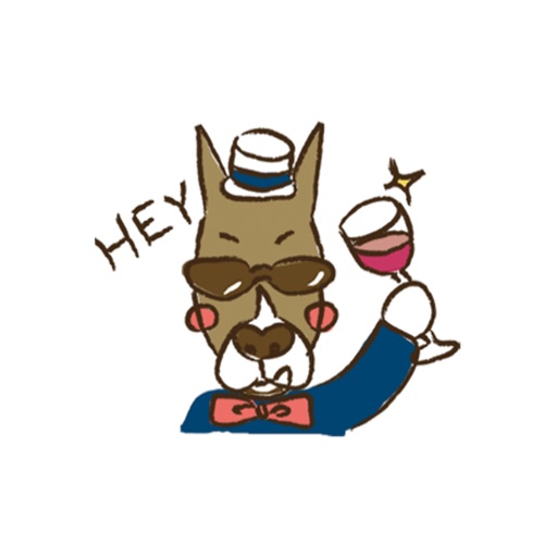 Boxer Dog Stickers for iMessage