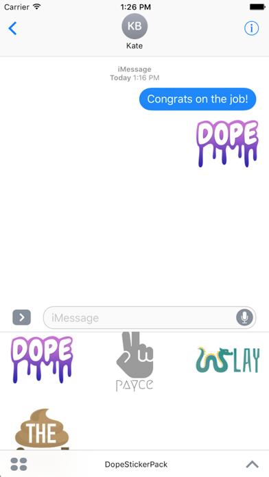 How to cancel & delete Dope Sticker Pack from iphone & ipad 2