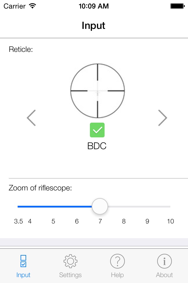 Meopta Ballistic Calculator screenshot 2