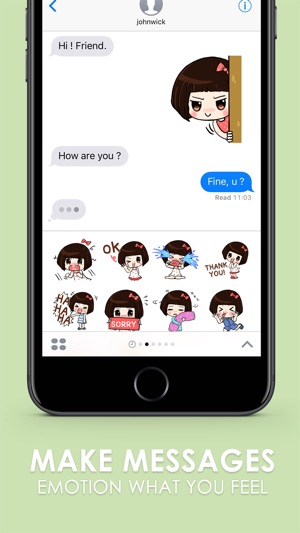 Noi Nae The Naughty Girl Stickers By ChatStick(圖2)-速報App