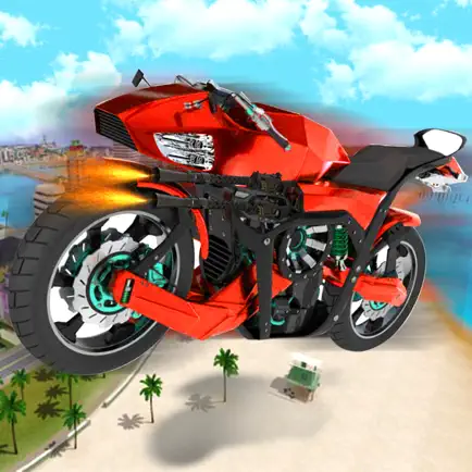 Flying Drone Bike Robot: Extreme Motorcycle Cheats
