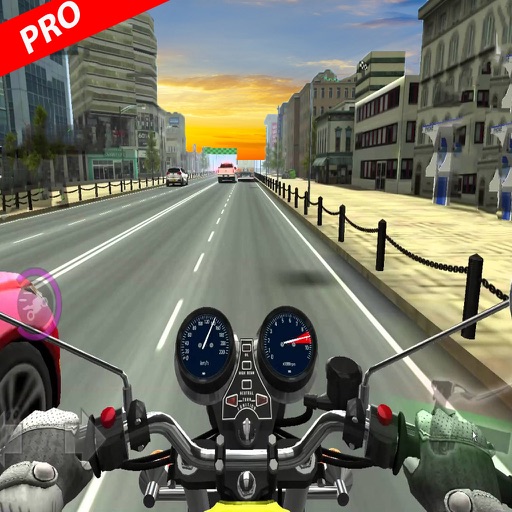 VR crazy sports bike traffic racing Pro Icon