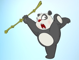Invite a friend to the zoo or out for Chinese food in a way they will never forget with Fun Bamboo Panda Sticker Pack for iMessage