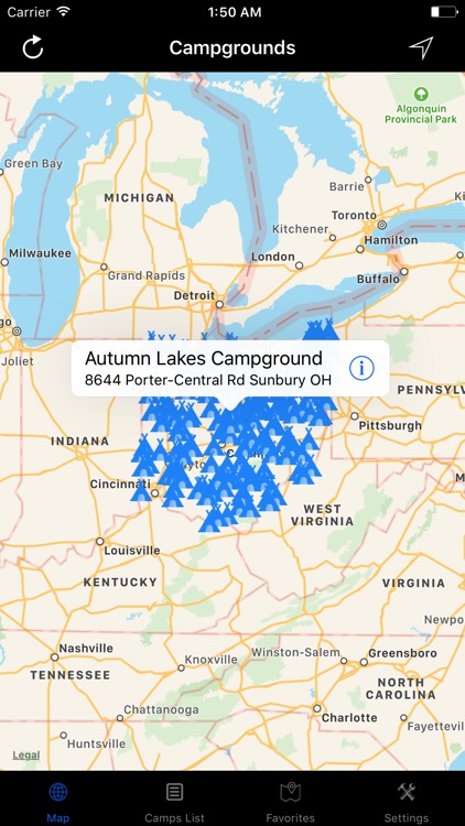 Ohio – Campgrounds & RV Parks