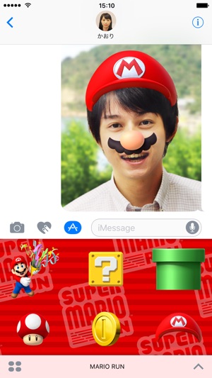 Super Mario Run Stickers をapp Storeで