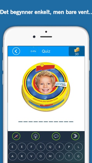 Norsk Mat Quiz: Gjett Kjente Matvarer fra Butikken(圖3)-速報App