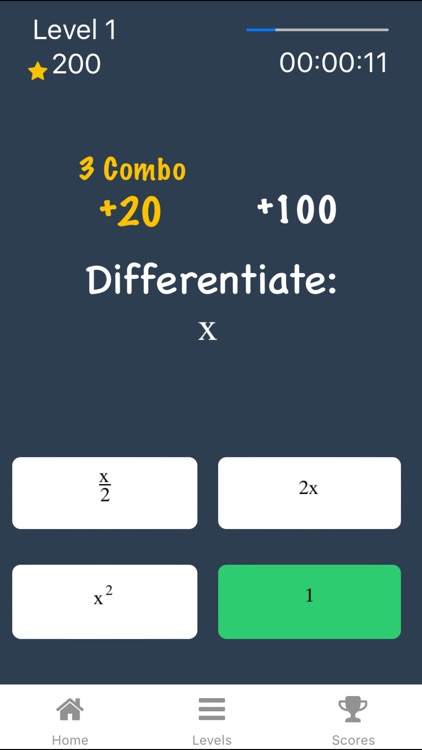 Calculus Quiz Game - Integral & Derivative Math