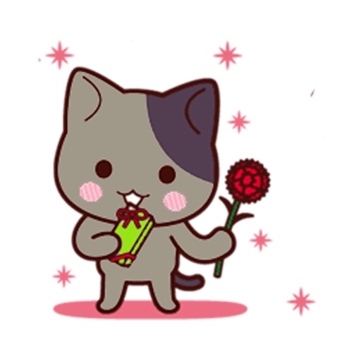 Lovely Margau Cat Stickers iOS App