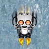 Icon The super robot fall in to gravity pit game free!