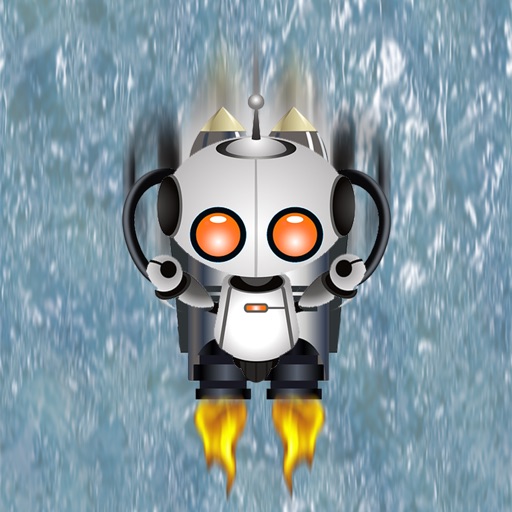 The super robot fall in to gravity pit game free! iOS App