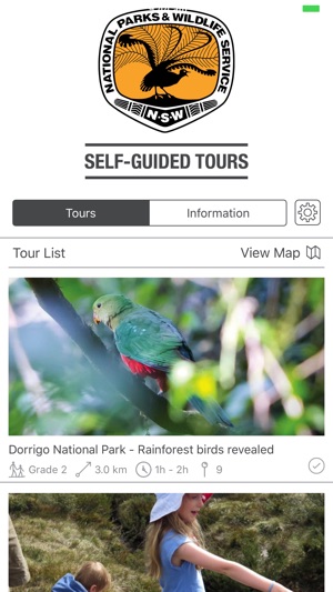 NPWS Self guided tours