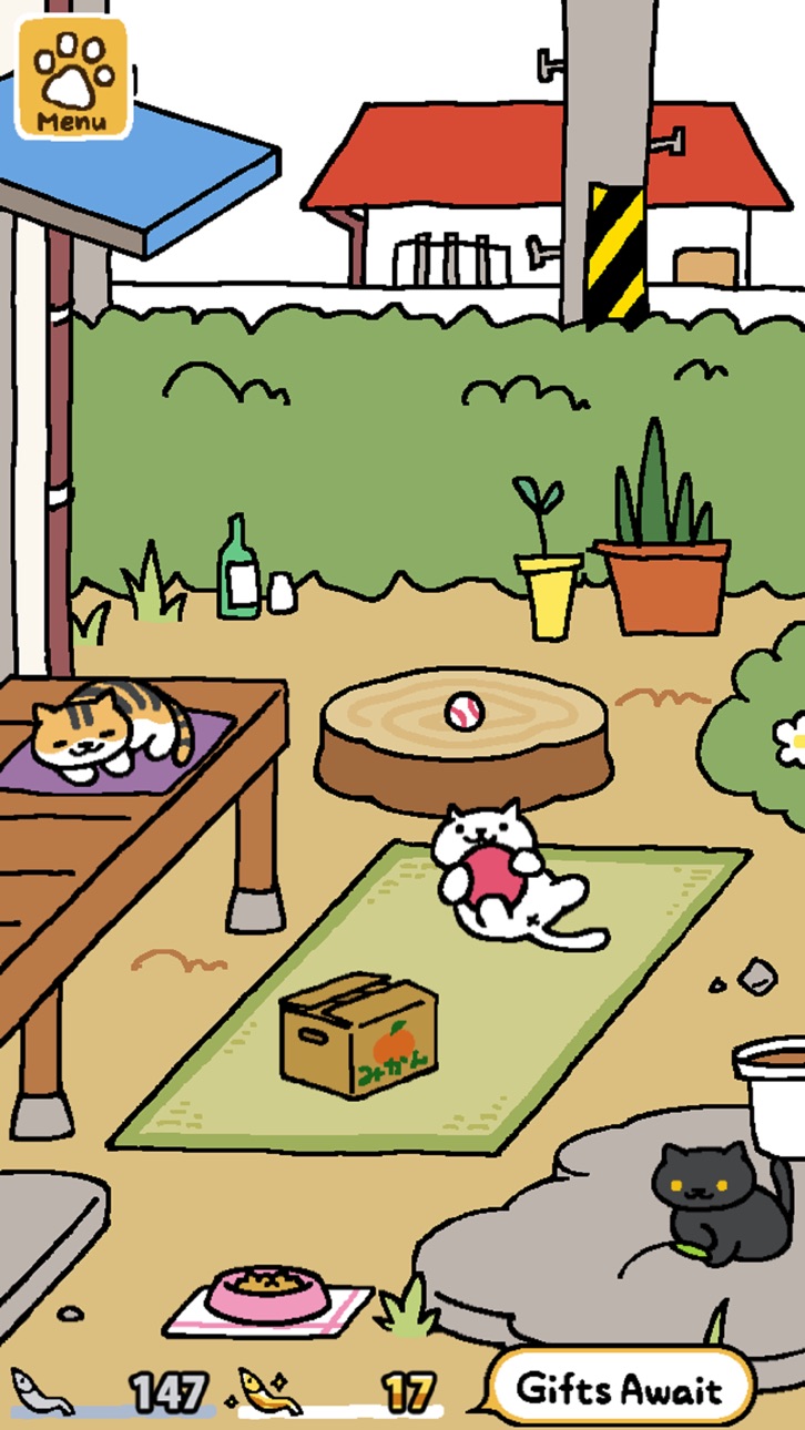 Neko Atsume: Kitty Collector Hack screenshot 1 - iOS game interface