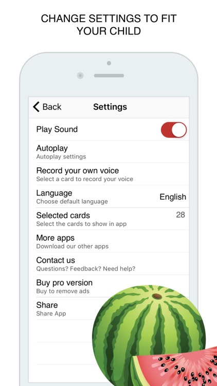 Fruits  Flashcard for babies and preschool Pro screenshot-3