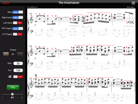 Скриншот из The Entertainer - Piano Practice