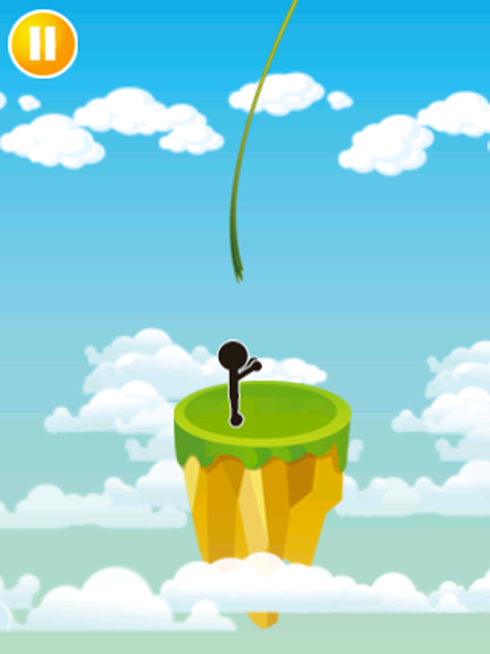 棒人間でターザン