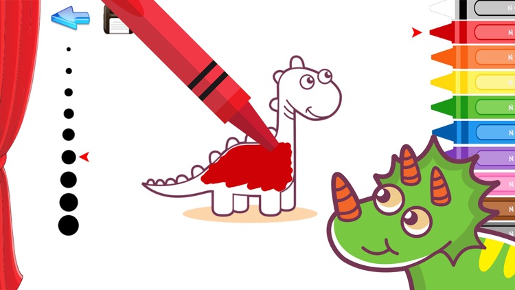 Cute Coloring HD - Dinosaur games for kids