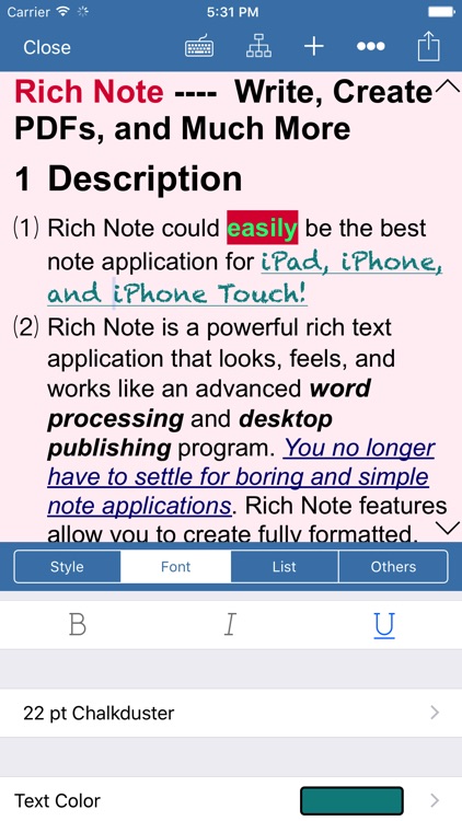 Rich Note & PDF Maker