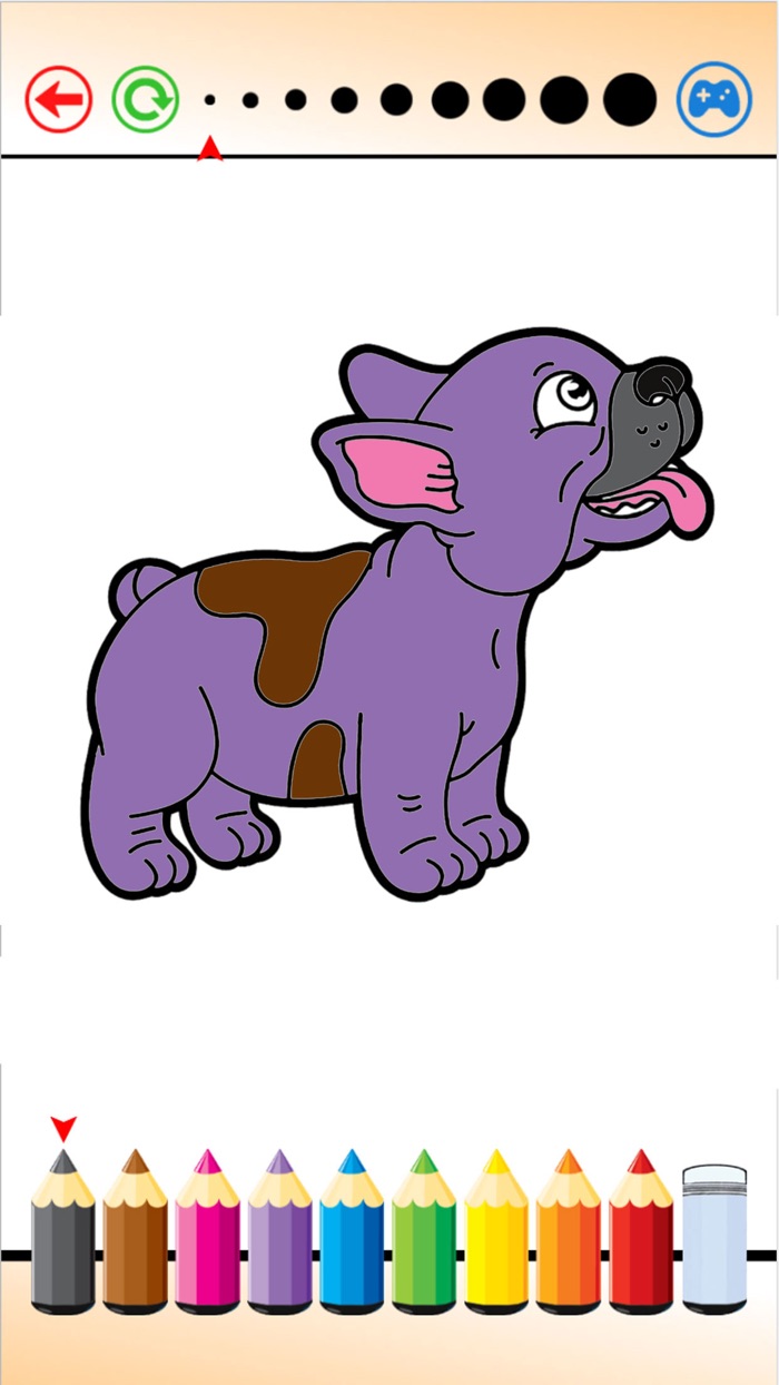 小狗 小貓 填色本 - 繪畫 和 畫畫