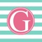 Create cute Girly Wallpapers with your own Monogram, name or text