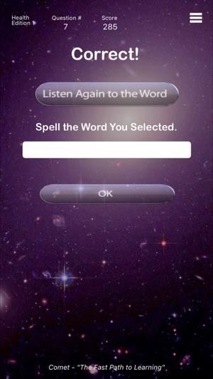 Comet The Spelling Game - Health(圖2)-速報App