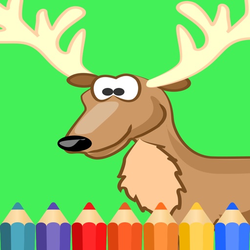 Animal Coloring Book Drawing for kid free iOS App