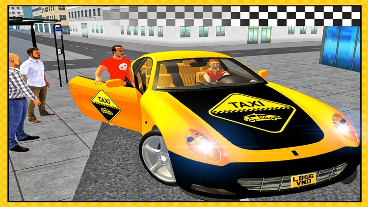 Taxi Driver 3D City Rush Duty screenshot-4