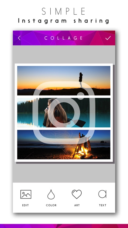 Collage: Photo Editor Pic Grid Maker for Instagram screenshot-4