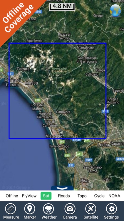 Alpi Apuane National Park HD GPS charts Navigator screenshot-4