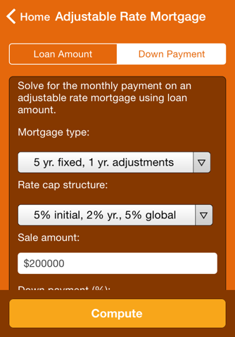 Wolfram Mortgage Calculator Reference App screenshot 2