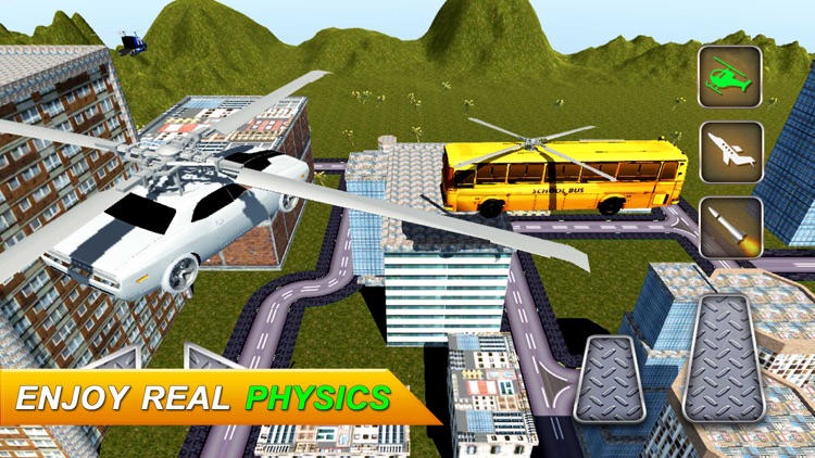 Flying Sports Car Driver: Jet Racing Simulator