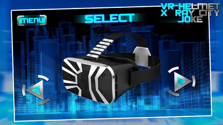 VR Helmet X-ray City Joke