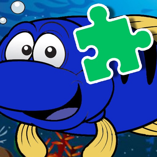 Sea Fish Puzzle Games And Jigsaw Preschool Icon