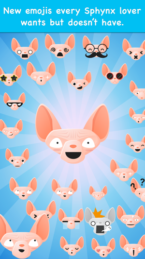 SphynxMoji - Sphynx Emoji Keyboard(圖1)-速報App