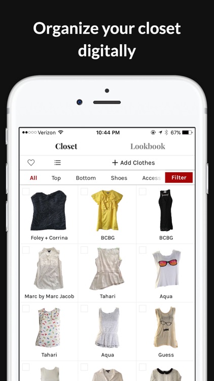 GlamOutfit closet organizer & outfit planner by Hanh Nguyen