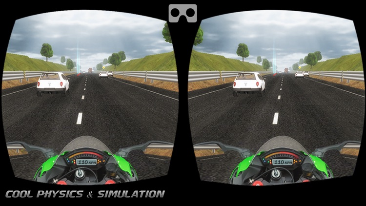 VR Traffic Bike Racer - Bike Racing Game pro