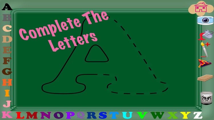 Letters Paint ABC Coloring Pages screenshot-3