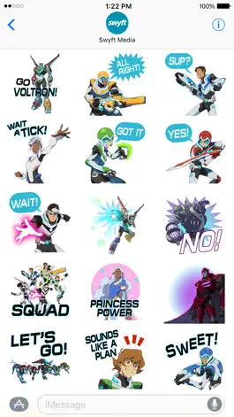Game screenshot Voltron Stickers apk